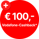 Vodafone-Cashback: € 100,- 