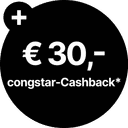 Congstar-Cashback: € 30,- 