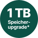 1 TB Speicher-Upgrade gratis*