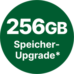 256 GB Speicher-Upgrade gratis*
