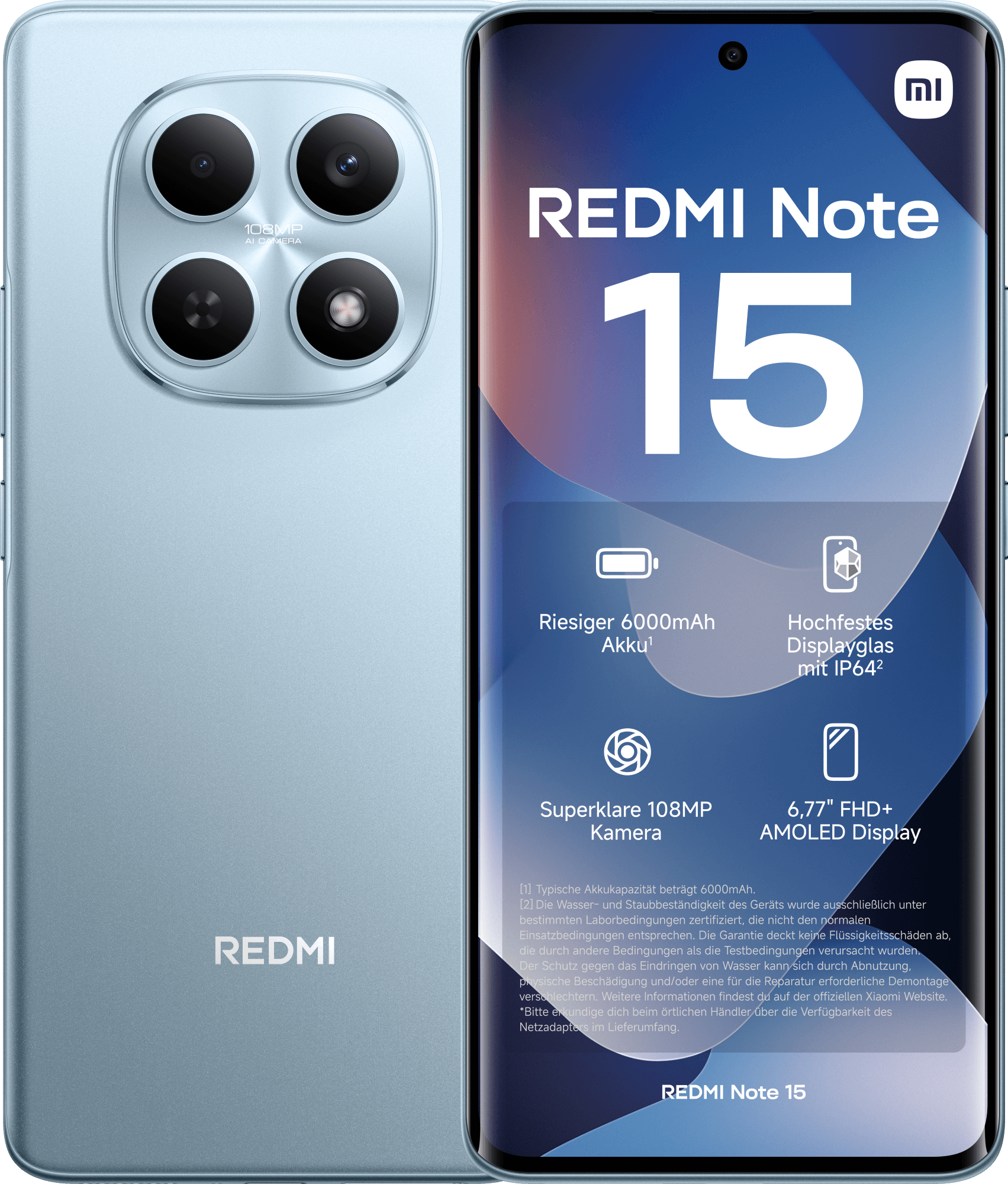 XIAOMI REDMI Note 15 128 GB Glacier Blue Dual SIM