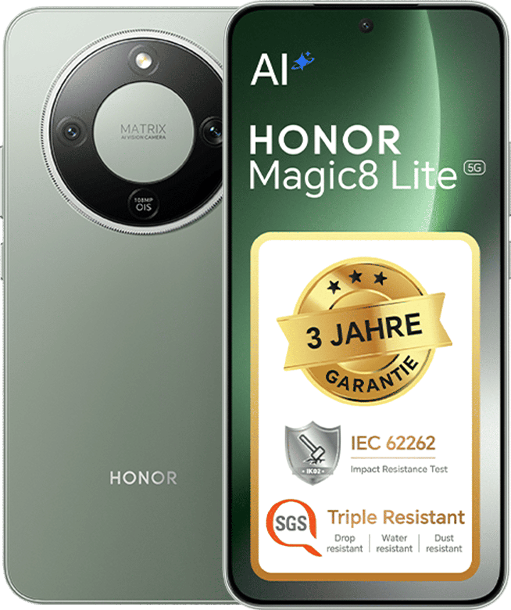 HONOR MAGIC 8 LITE 256 GB Forest Green Dual SIM