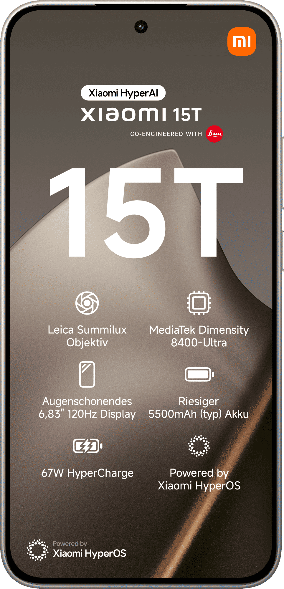 Xiaomi 15T mit Telekom Magentamobil S ECO