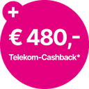 € 480,- Telekom-Cashback