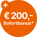 Launch-Aktion: € 200,- Sofortbonus