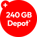 Aktion: 240 GB Depot - deine Extra-Datenreserve