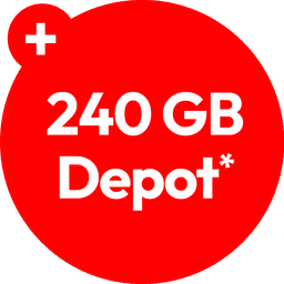 Aktion: 240 GB Depot - deine Extra-Datenreserve