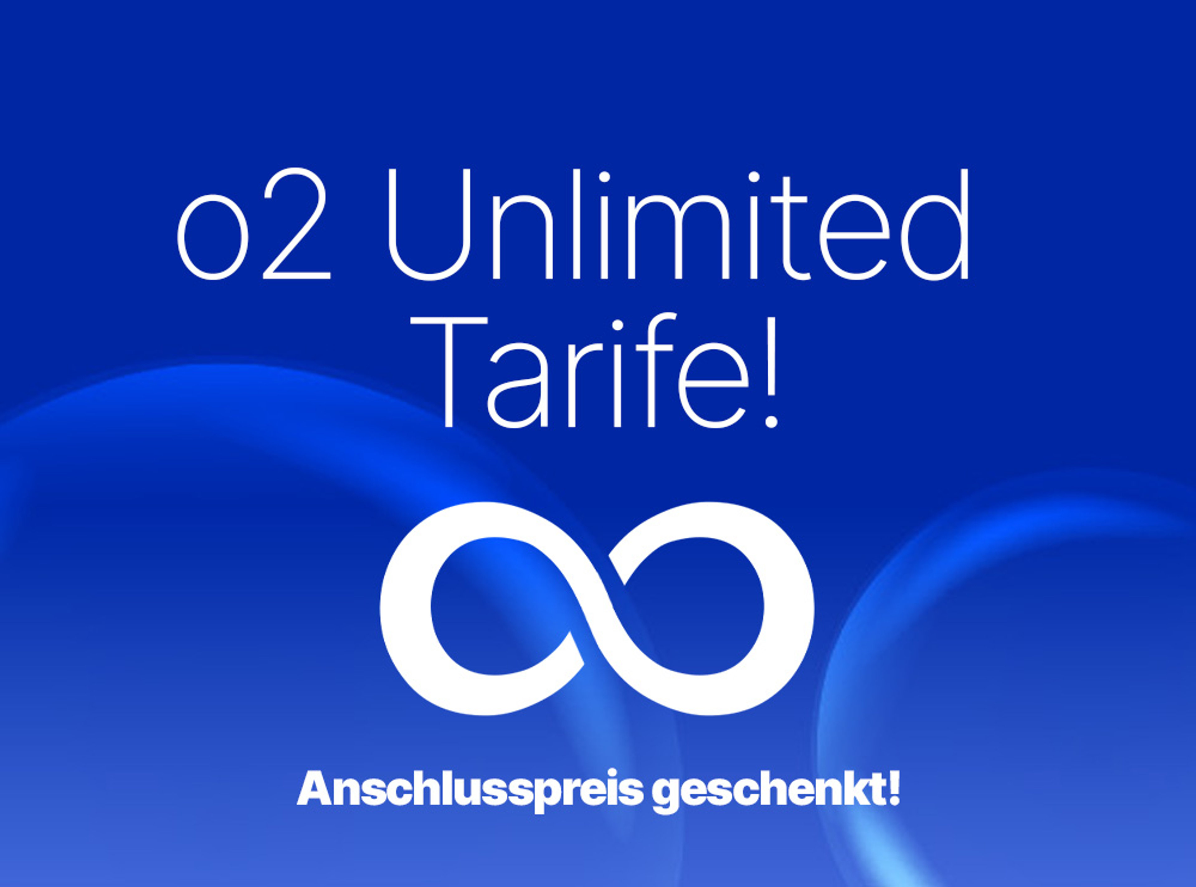 o2 Banner - Unllimited Tarife