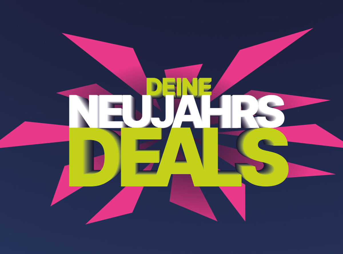 Neujahrsdeals - Headerbild
