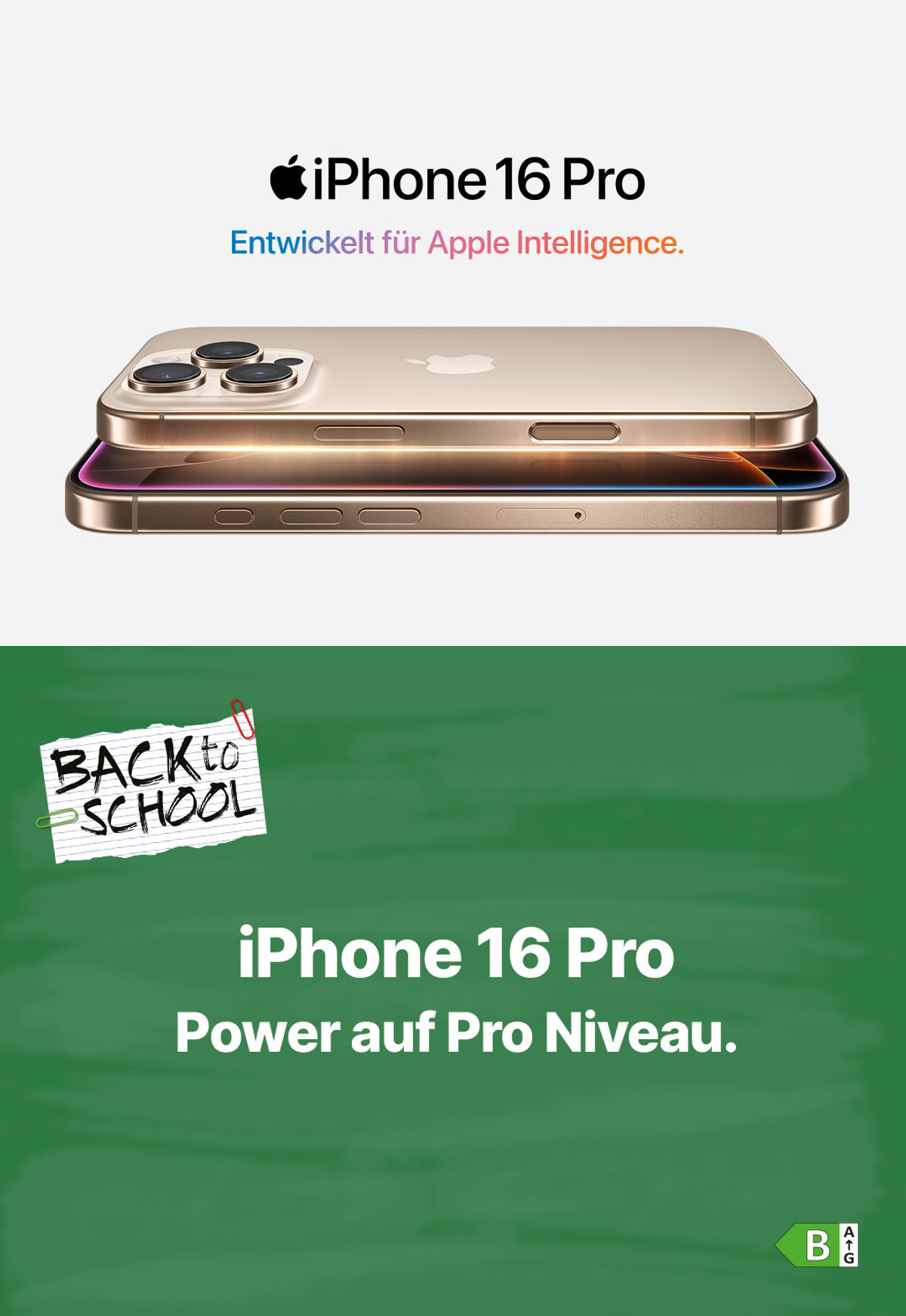 Apple Aktion - Back2School - Headerbild