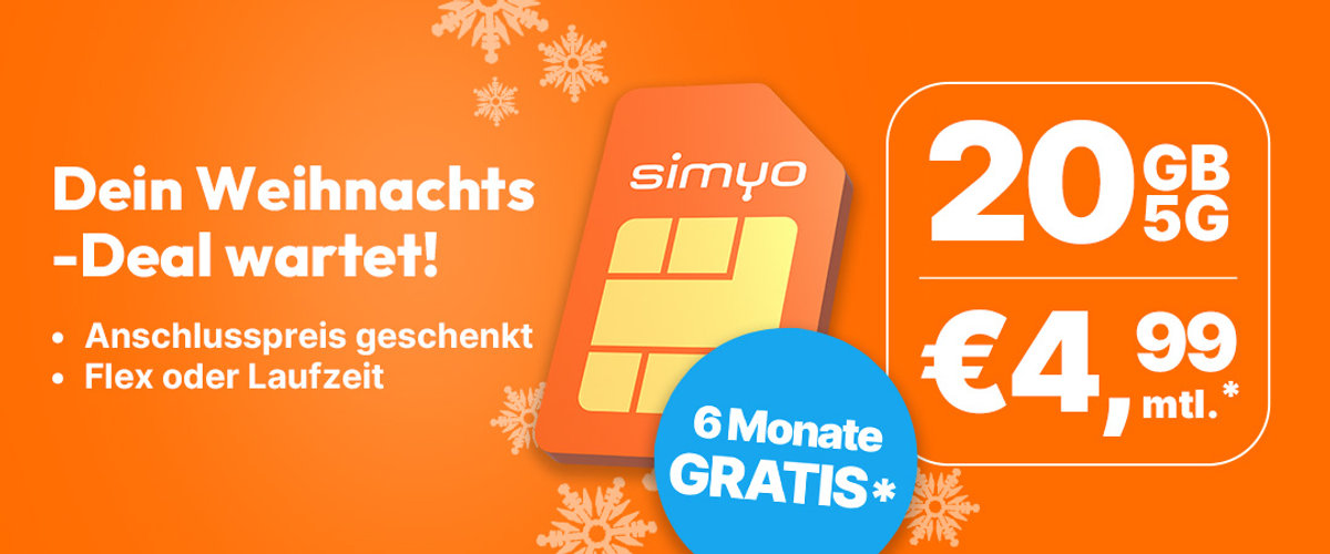 PLP - Tarife - Banner Simyo Tarrife