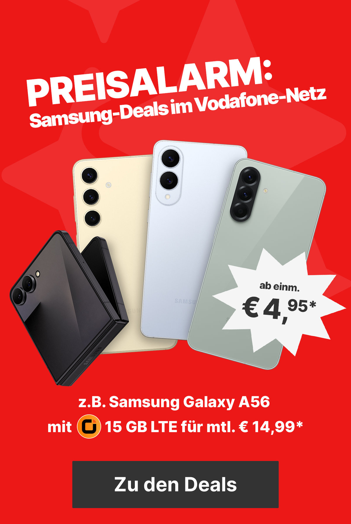 Teaser Image: Startseite Mainteaser -  Samsung Galaxy x Vodafone