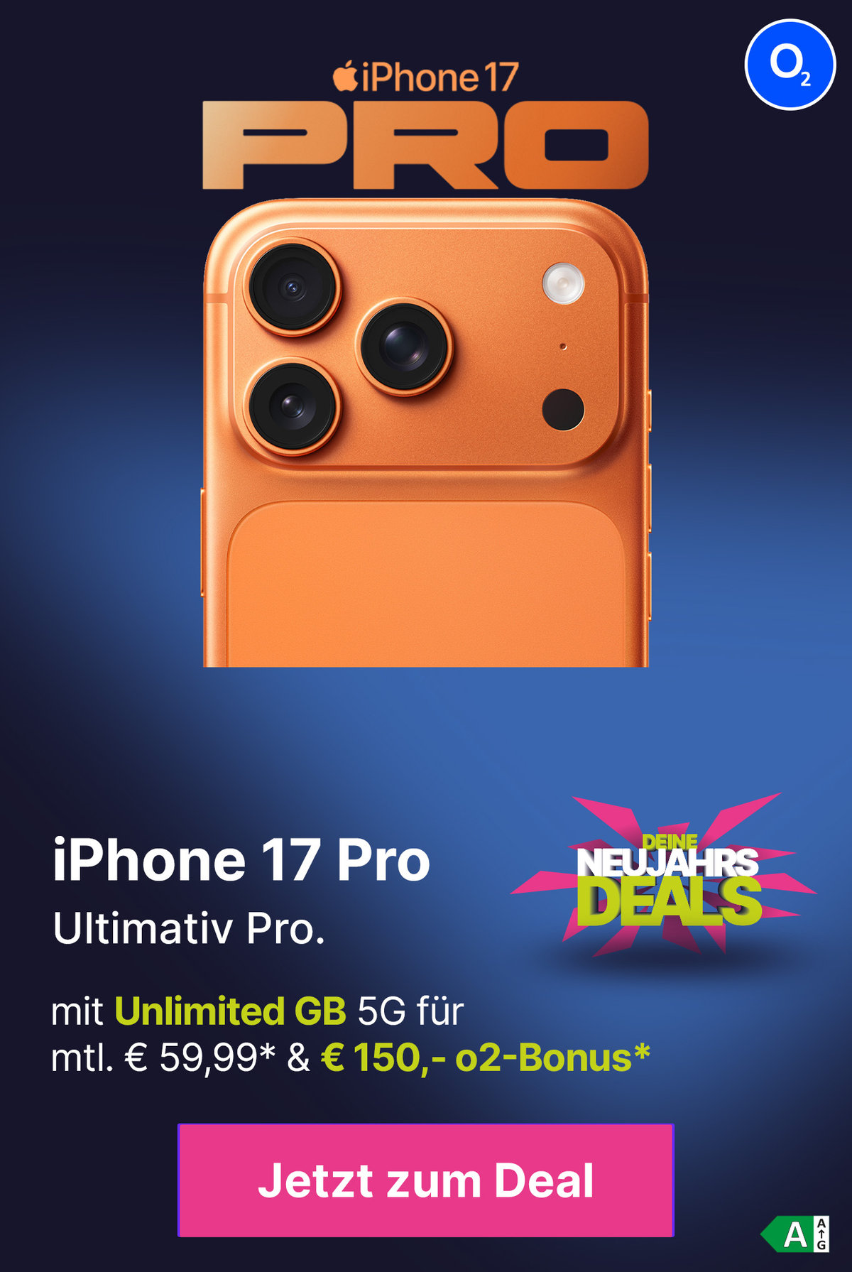 Apple iPhone 17 Pro Neujahr