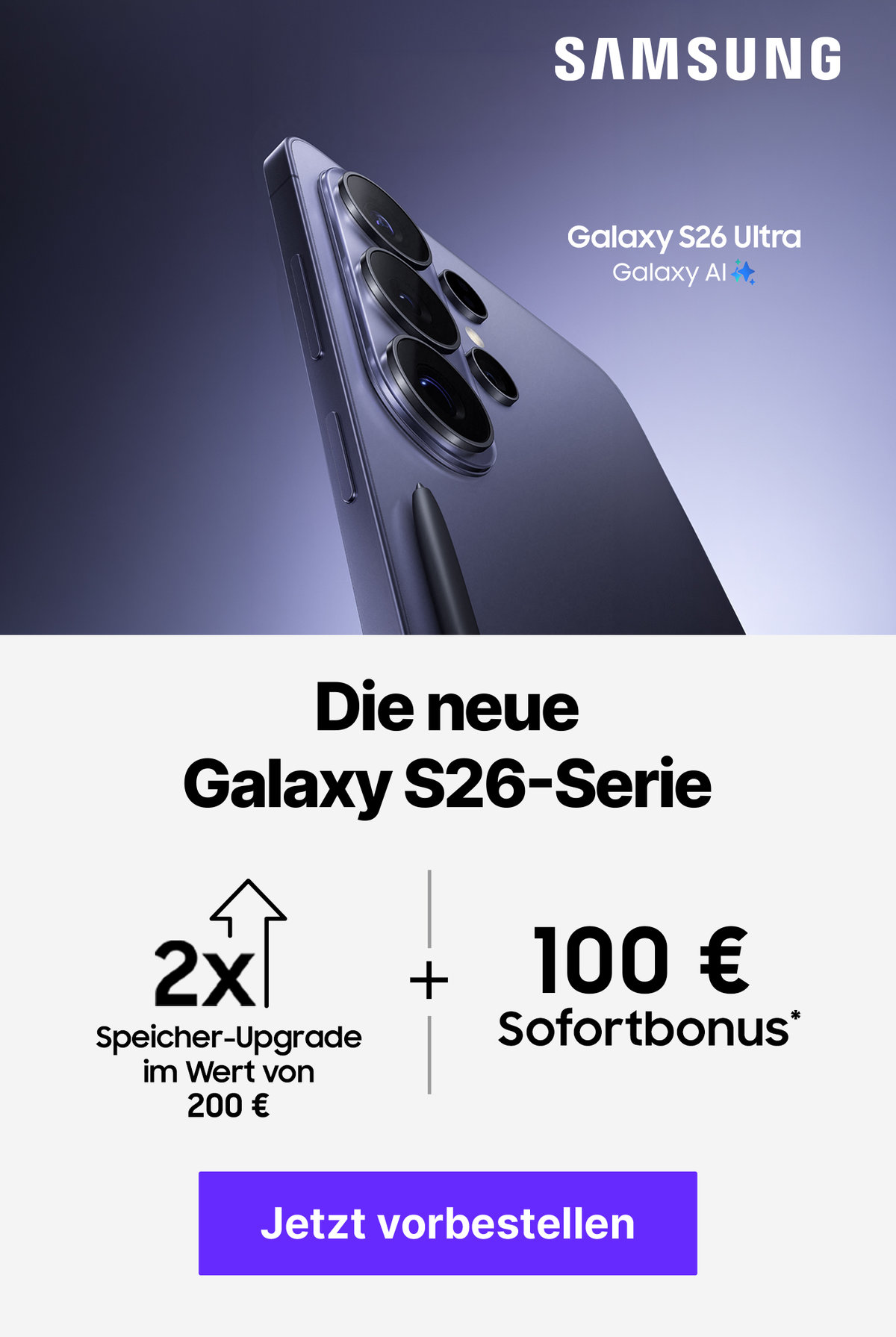 Angebote S26 Serie Launch