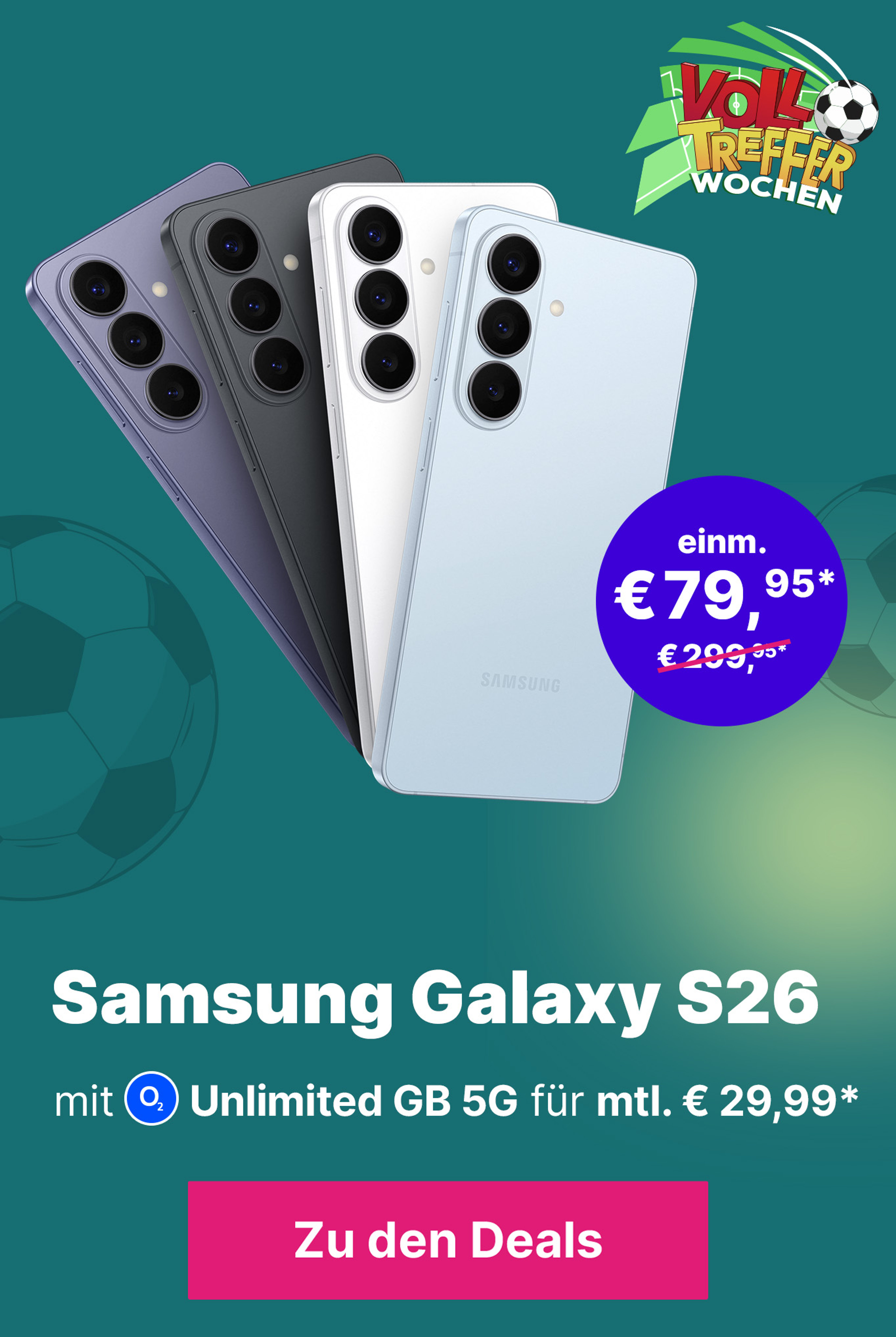 Samsung Galaxy S26 mit o2 Unlimited