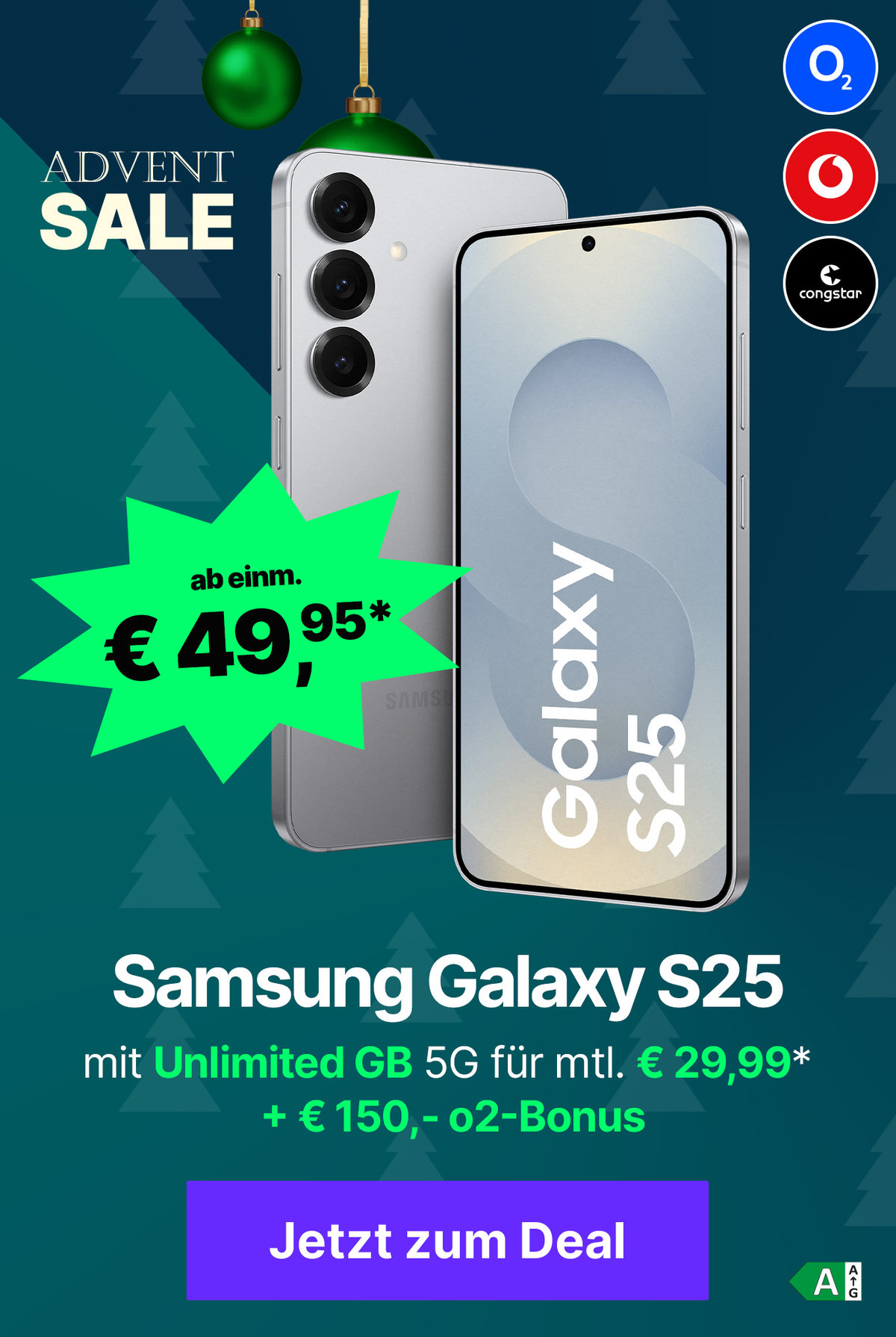 Galaxy S25 Weihnachten