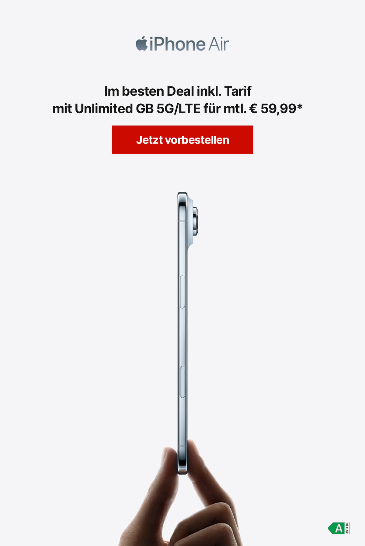Image MainTeaser Startseite - Apple iPhone 17 Air Launch