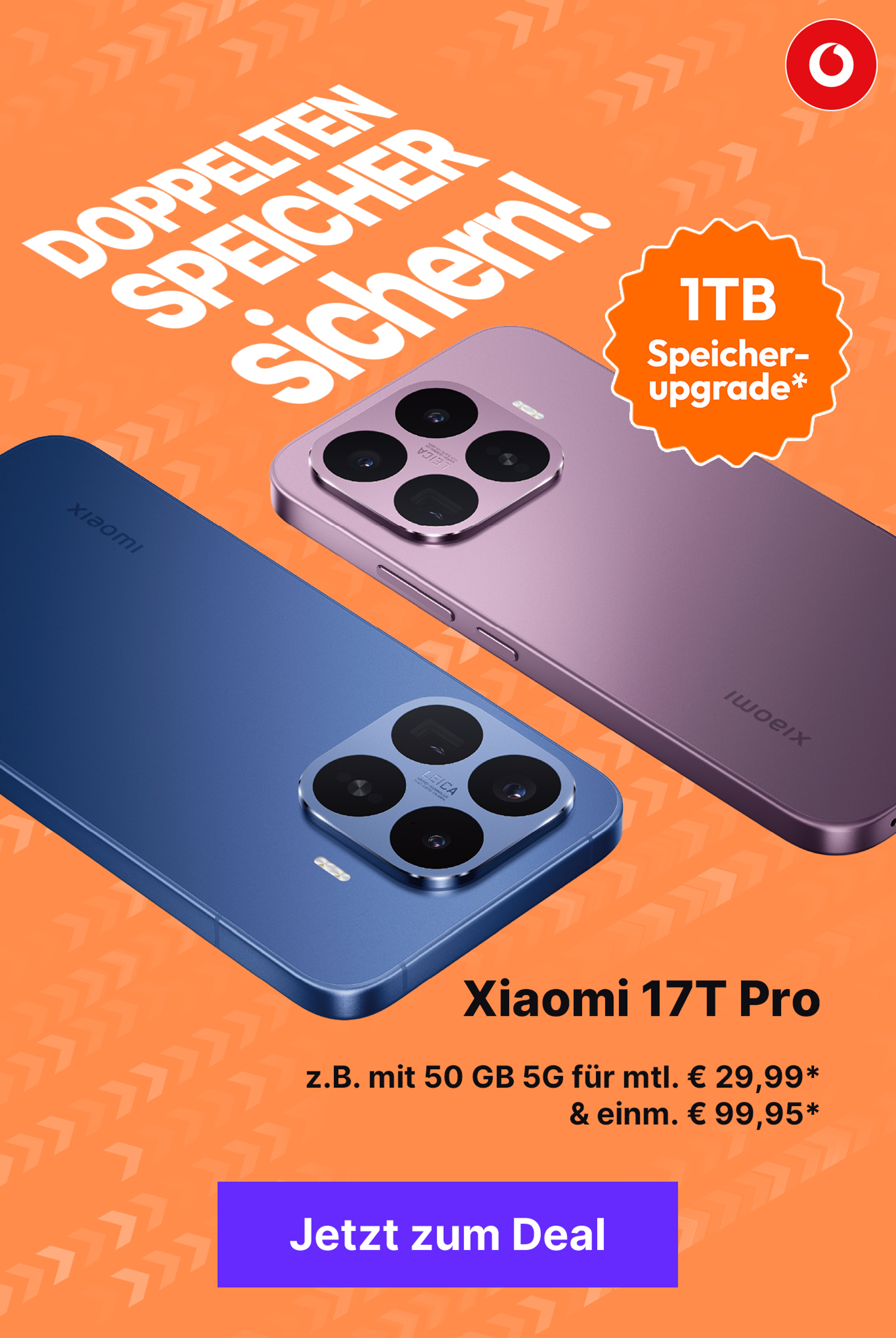 Xiaomi 17T Pro mit 1 TB Speichrupgrade