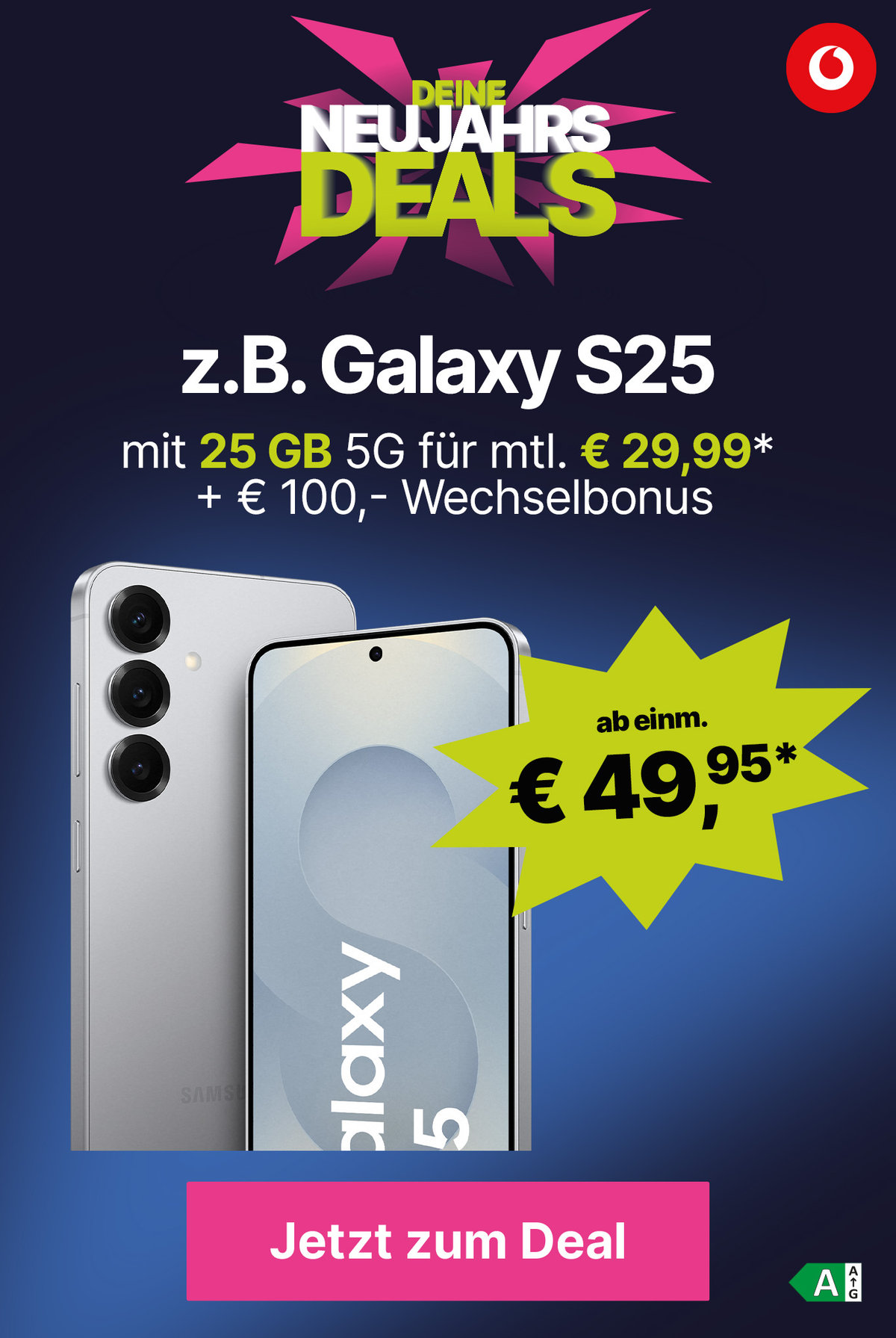 Galaxy S25 Neujahr