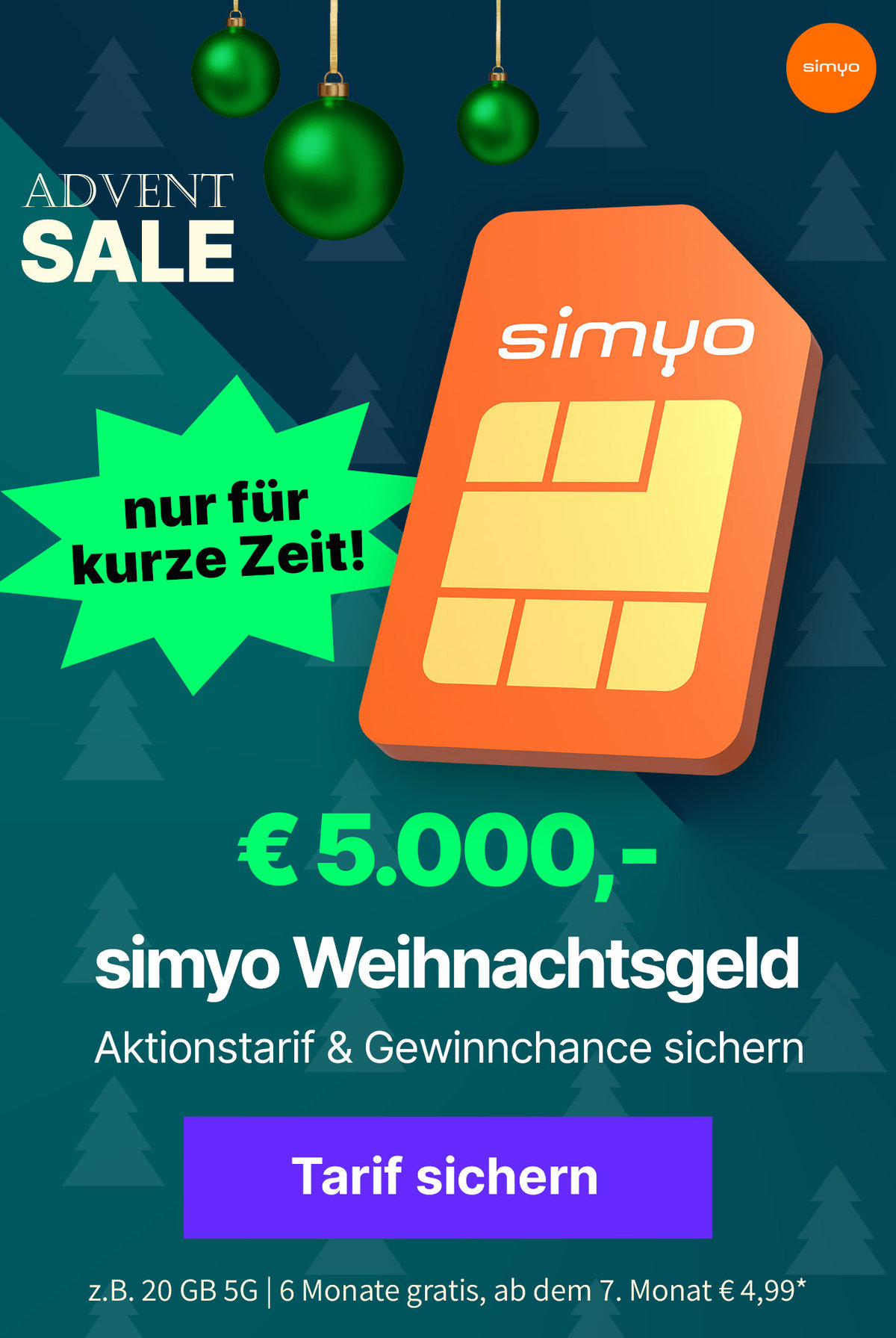 Teaserbild simyo  Weihnachten