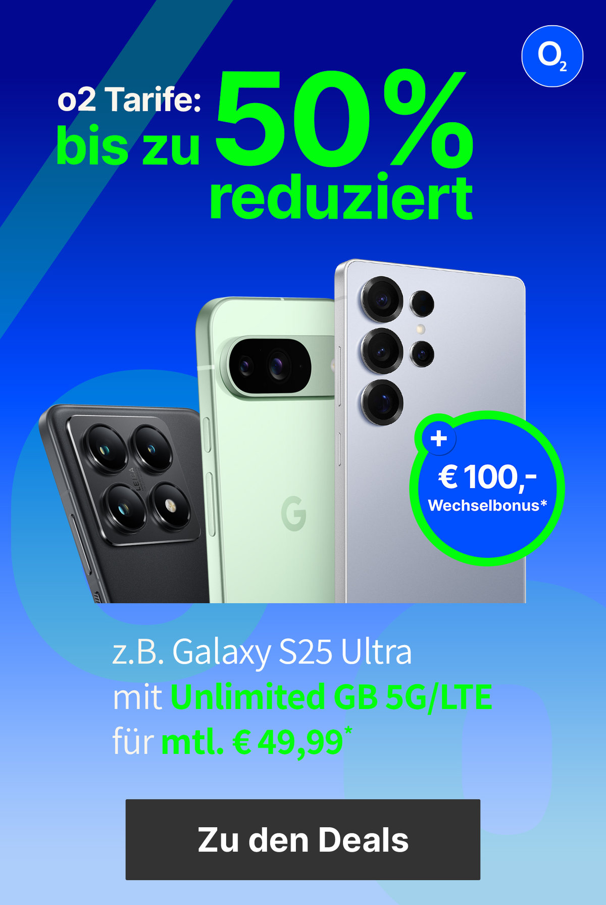 Image MainTeaser Startseite - Angebote o2 Super-Spar-Deals