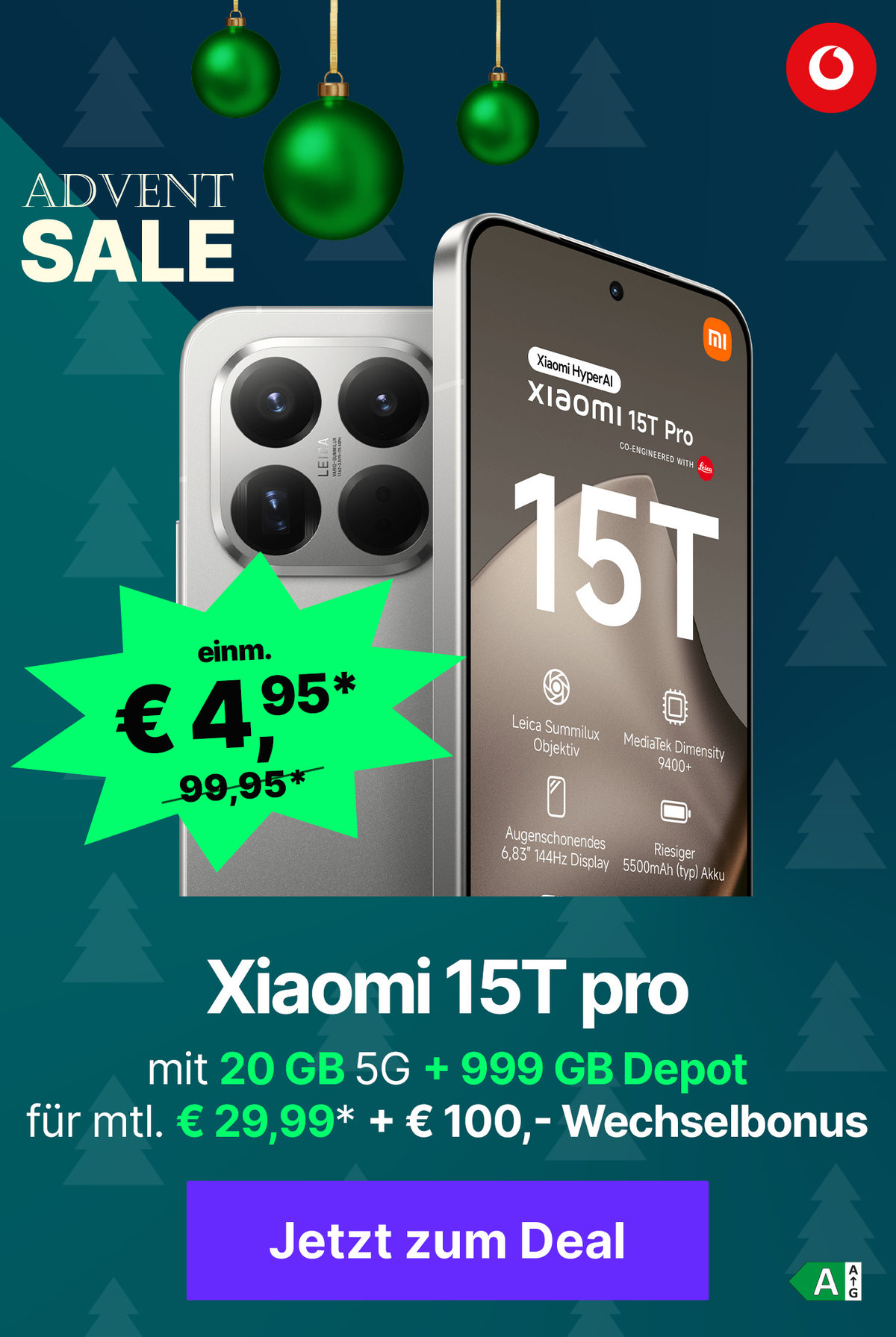 Teaserbild Xiaomi 15T Pro Weihnachten