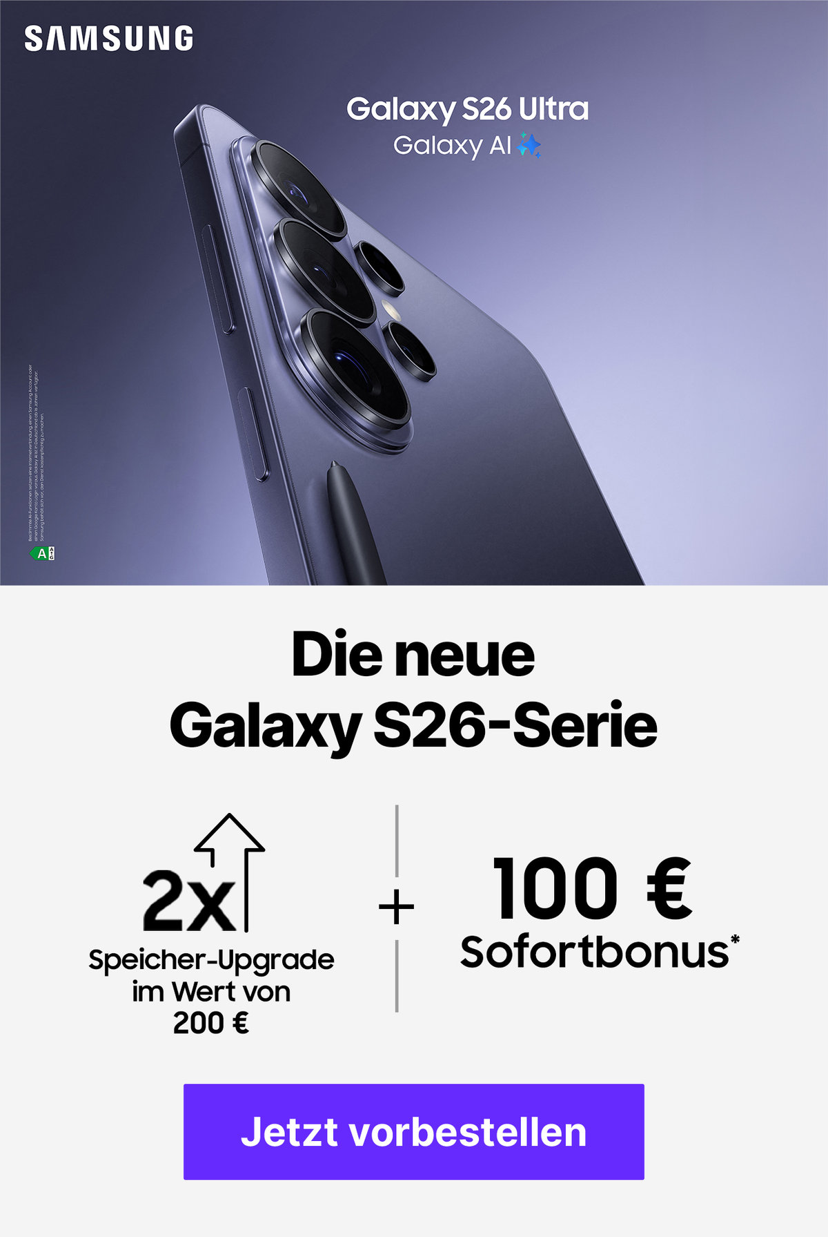 Angebote S26 Serie Launch