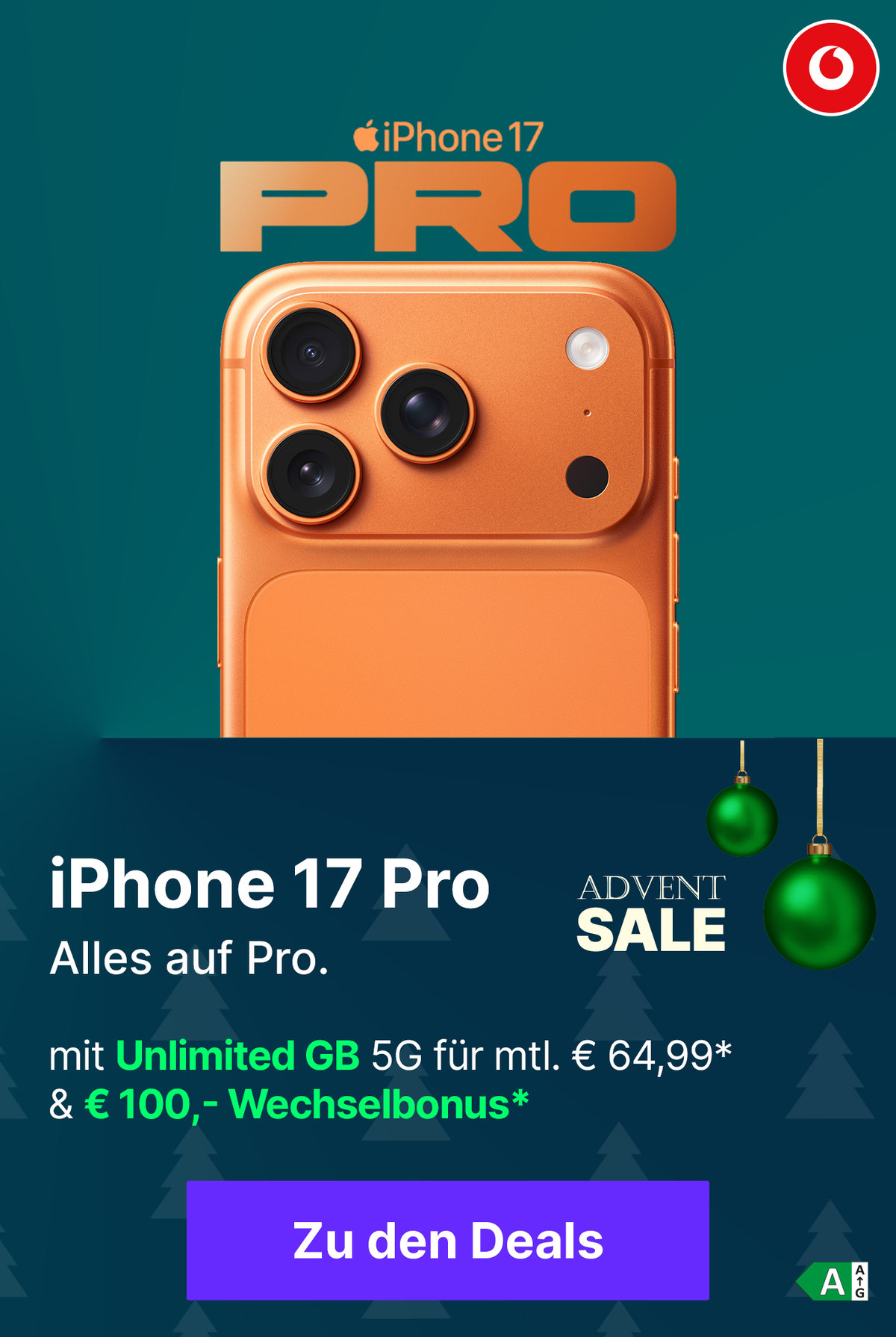 Apple iPhone 17 Pro Weihnachten