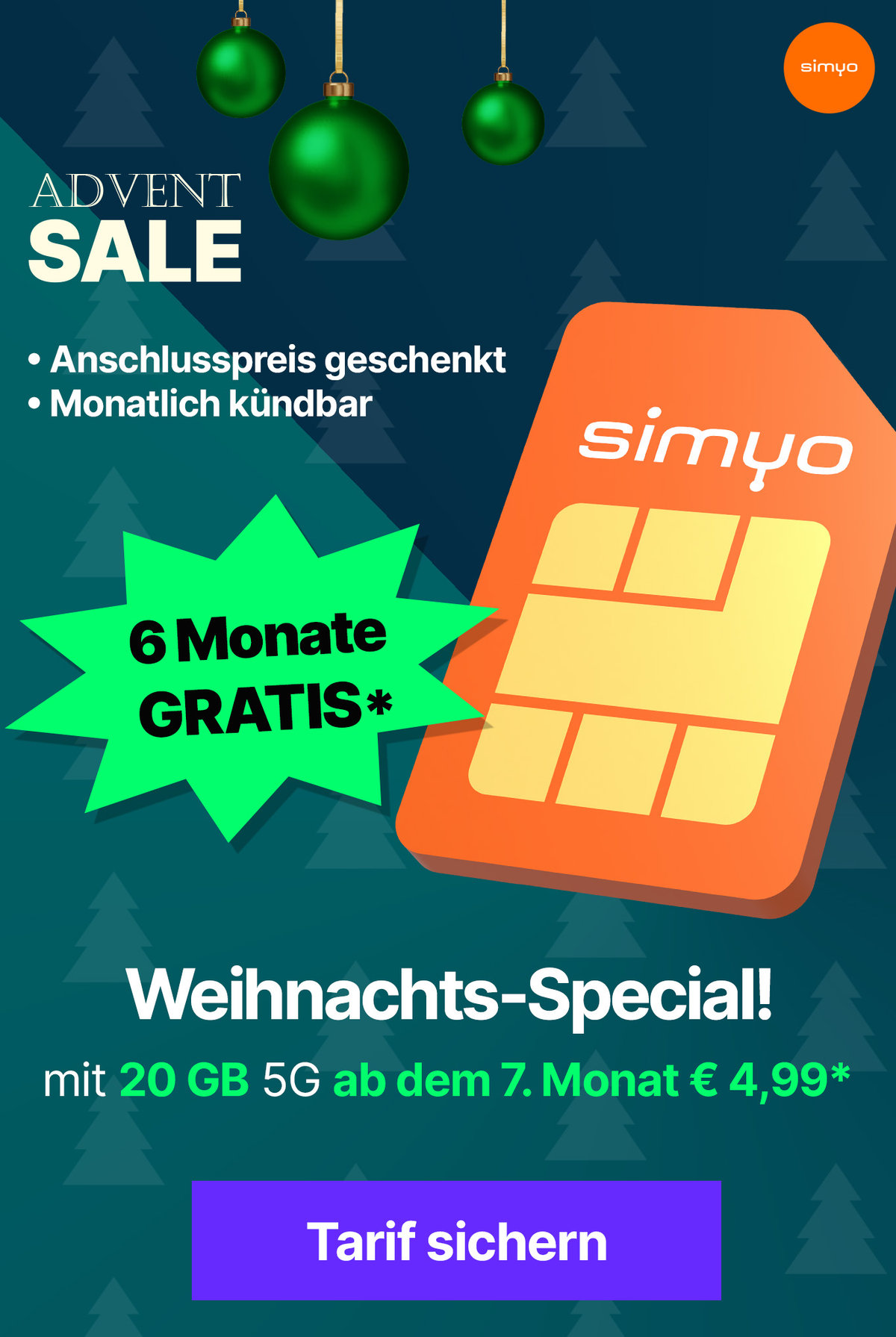 Teaserbild simyo  Weihnachten