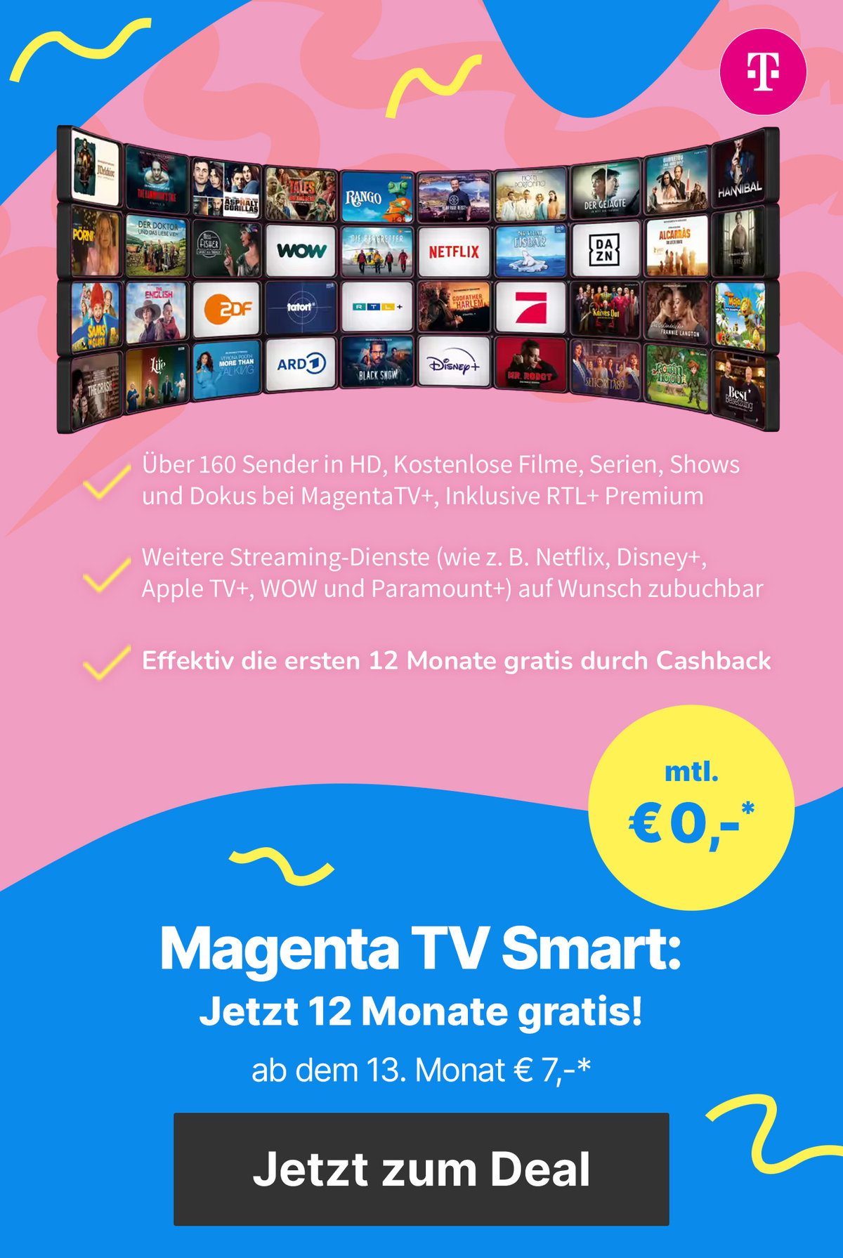 Image MainTeaser Startseite - Angebote Magenta TV