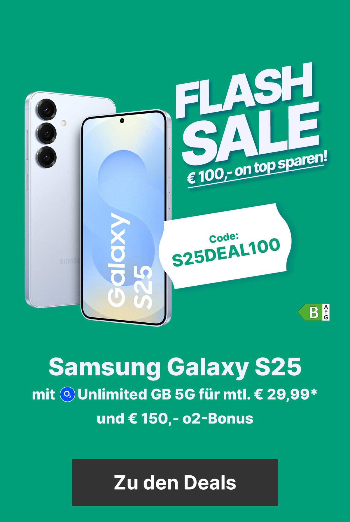 FlashSale S25 mit Gutschein