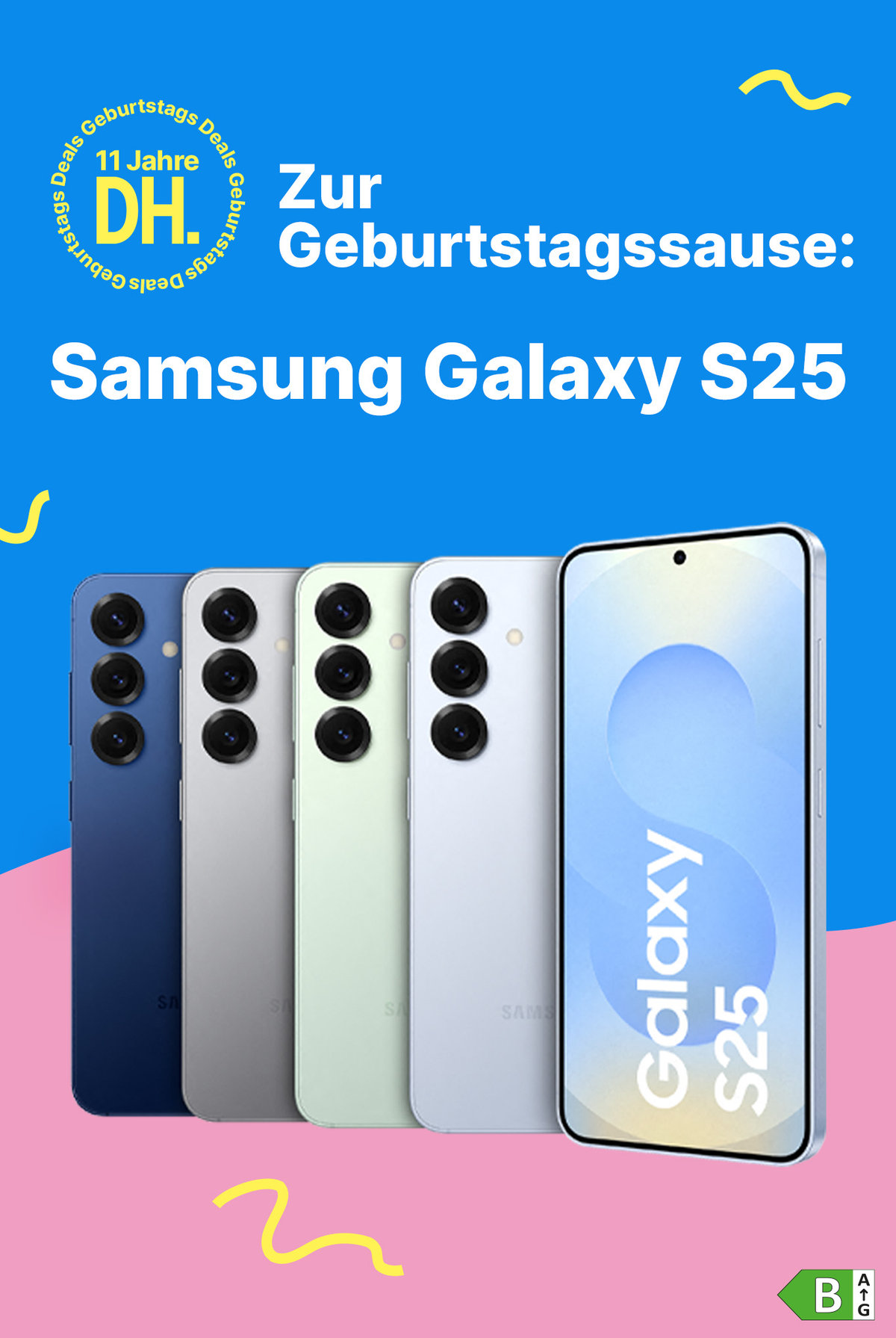 Samsung S25 Serie Headerbild - Deinhandy Geburtstag