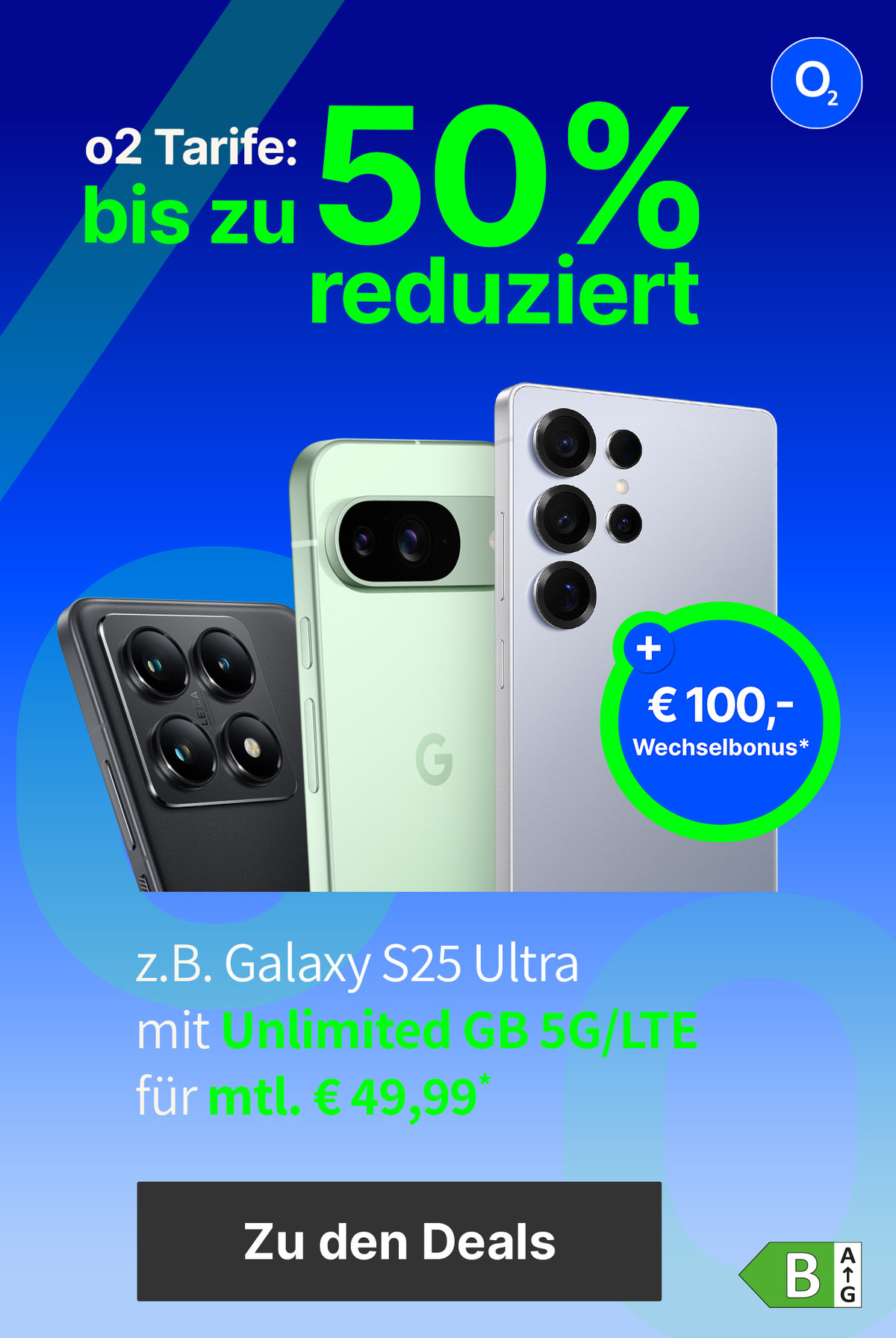 Image MainTeaser Startseite - Angebote o2 Super-Spar-Deals