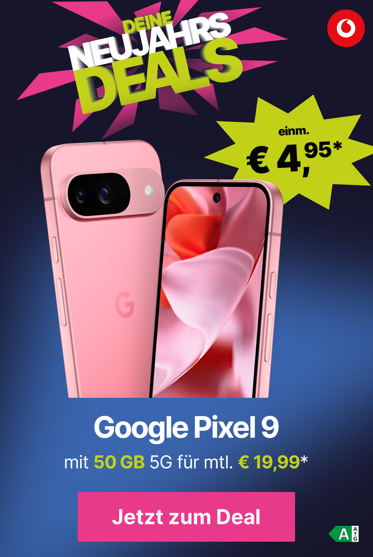 Teaserbild Google Pixel 9 Neujahr