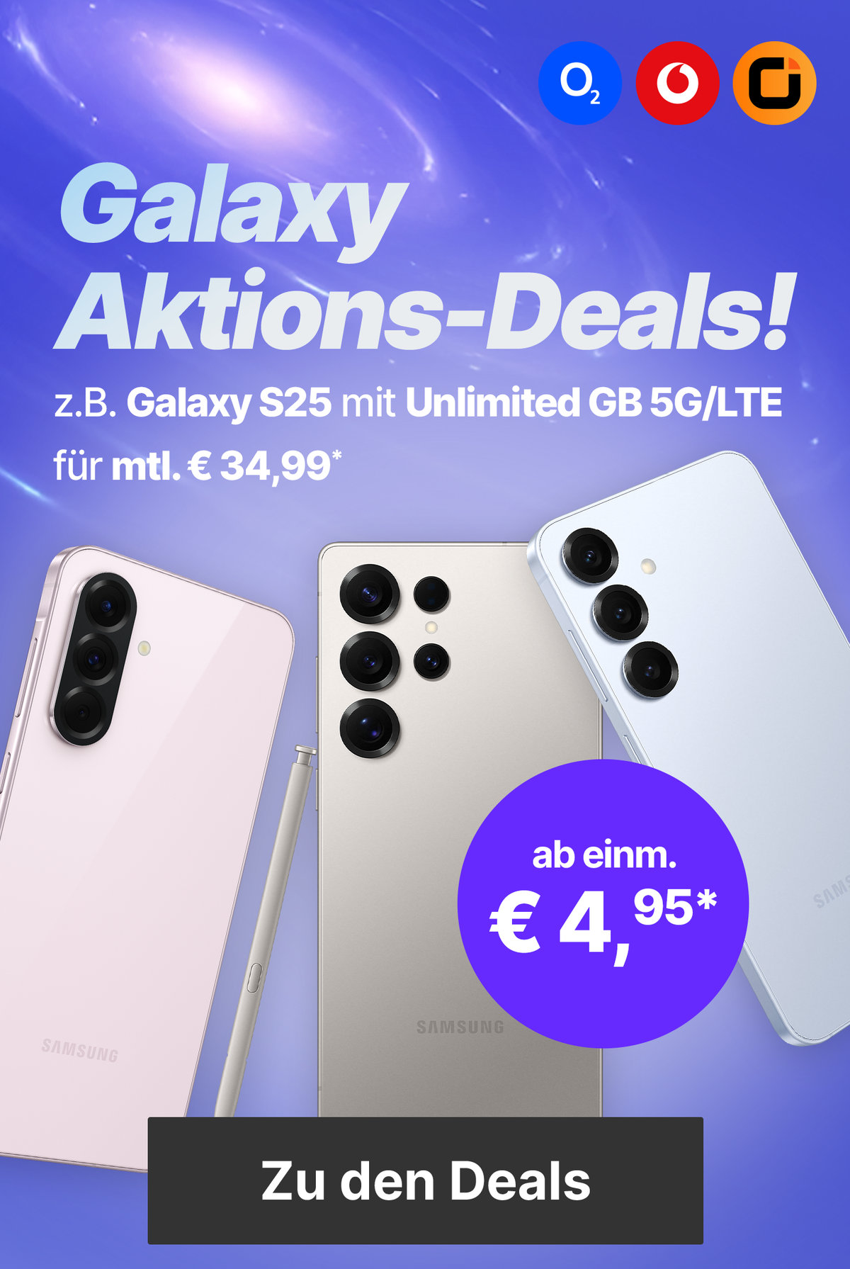 Samsung Galaxy Aktion Deals