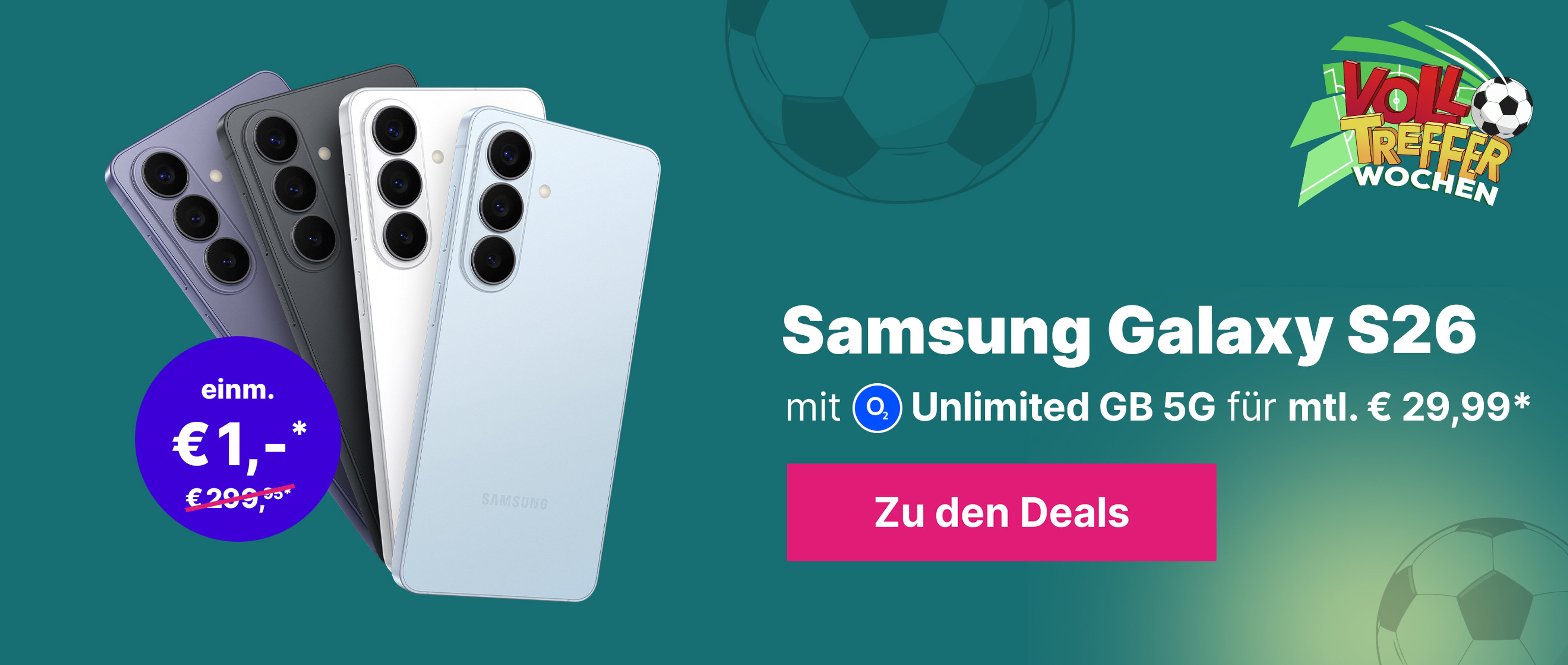 Samsung Galaxy S26 mit o2 Unlimited