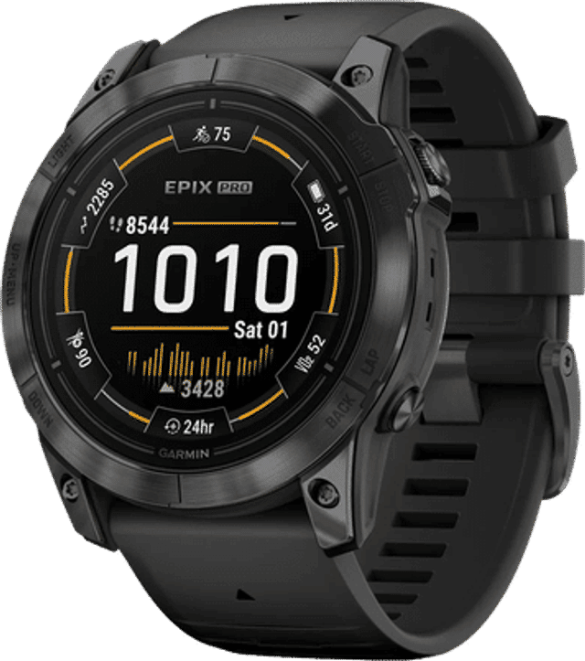 Garmin epix Pro (Gen 2) Stand. Ed. 51mm black slate grey_front_135.png Garmin epix Pro Gen 2