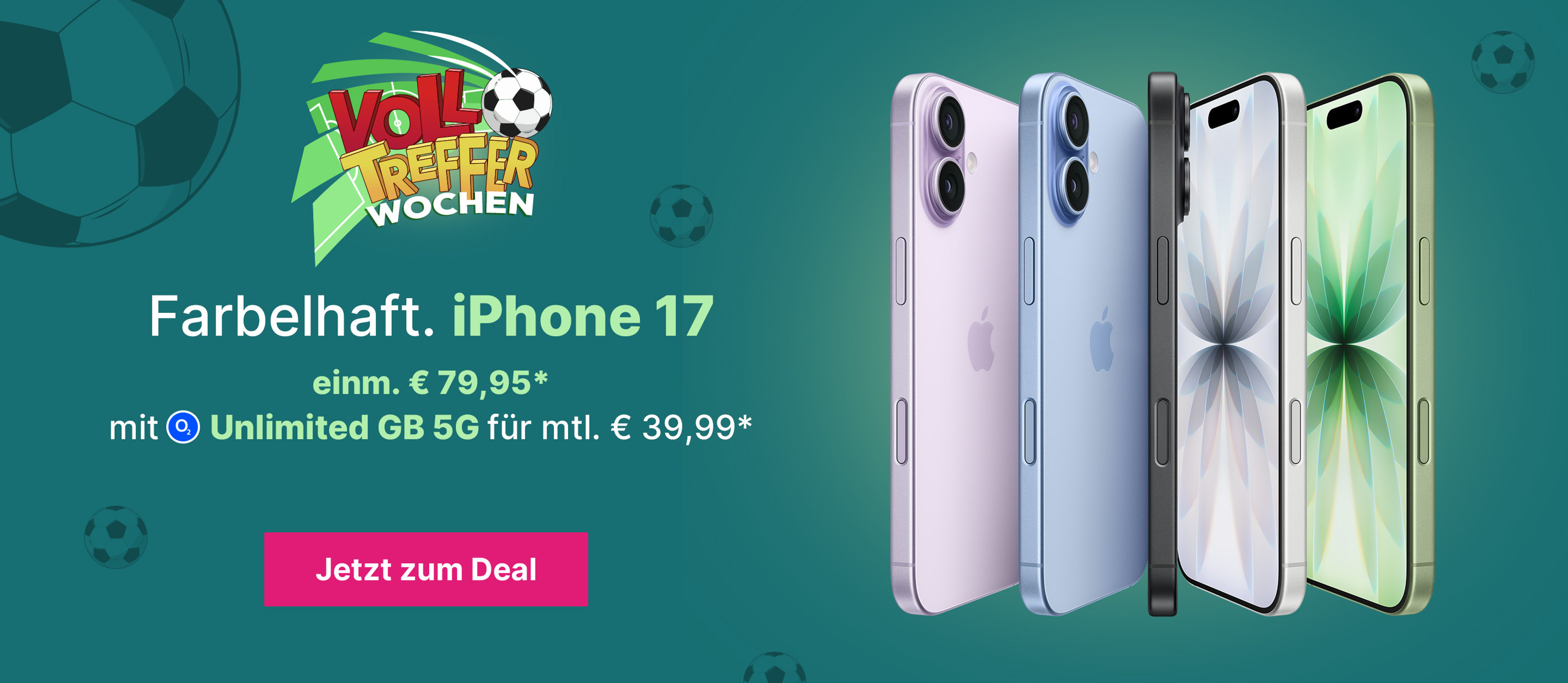 WM iPhone 17 mit Mobile Unlimited L mtl. 39,99€