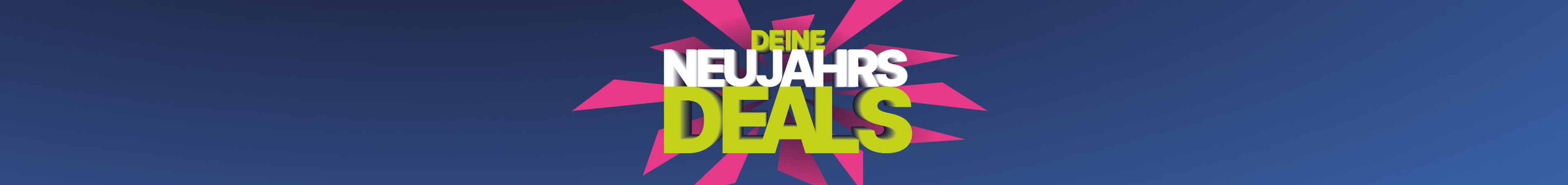 Neujahrsdeals - Headerbild