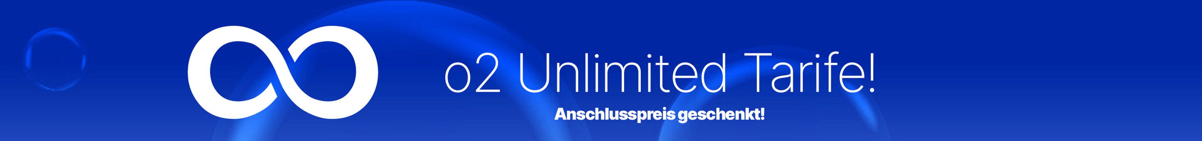o2 Banner - Unllimited Tarife