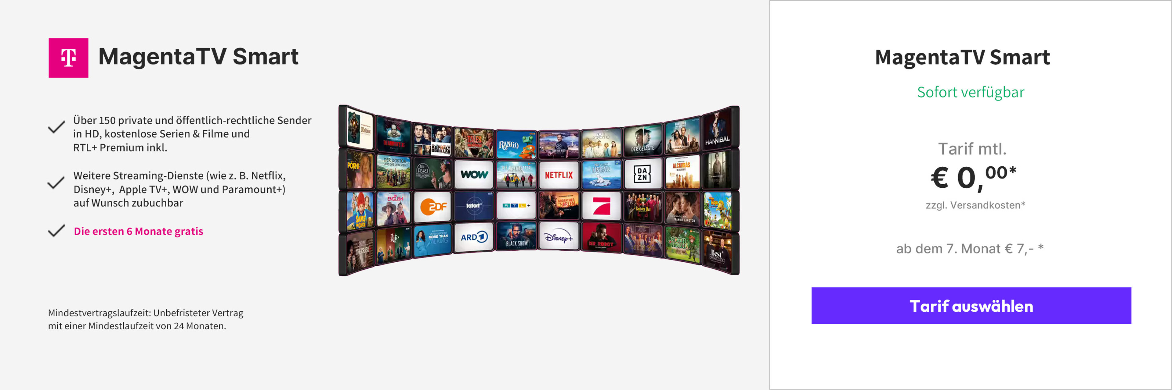 Angebote Magenta TV - Zwischenbanner