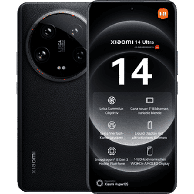 Xiaomi 14 Ultra Vorder-/ Rückansicht Xiaomi 14 Ultra