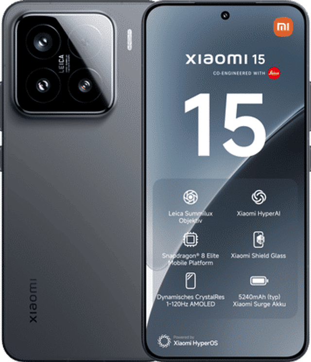 Xiaomi 15 Front-/Rückansicht Xiaomi 15