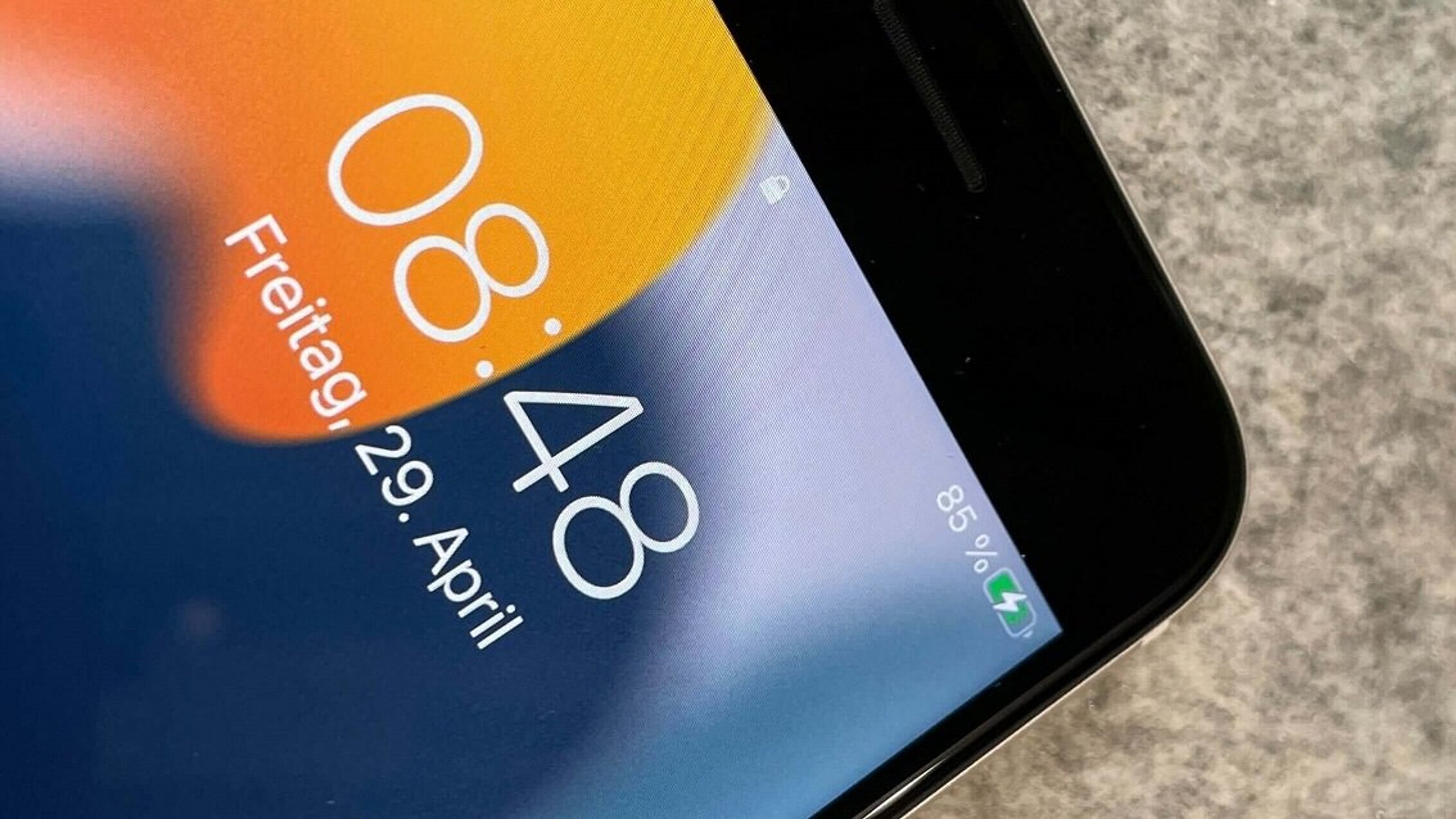 Detailansicht iPhone SE Display