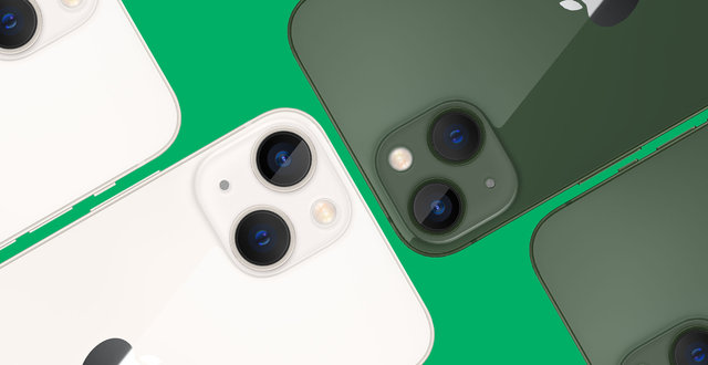 Rückansicht iPhone 13 und 13 Mini