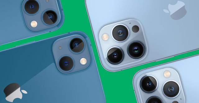 Rückseite iPhone 13 und 13 Pro