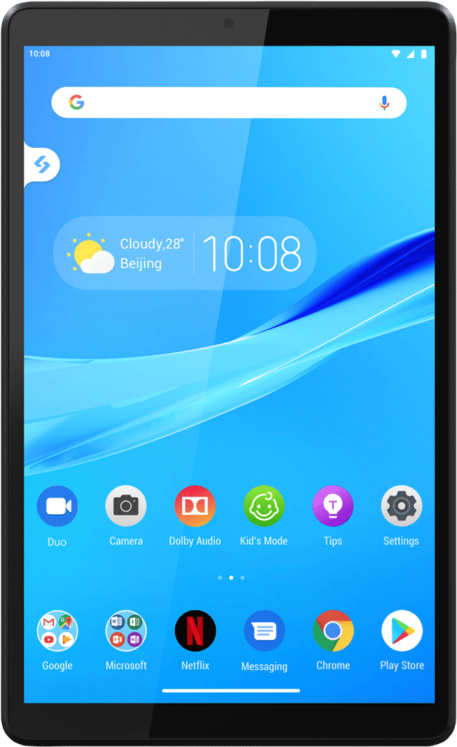 Lenovo Tab M8 Vorder-/ Rückansicht Lenovo Tab M8
