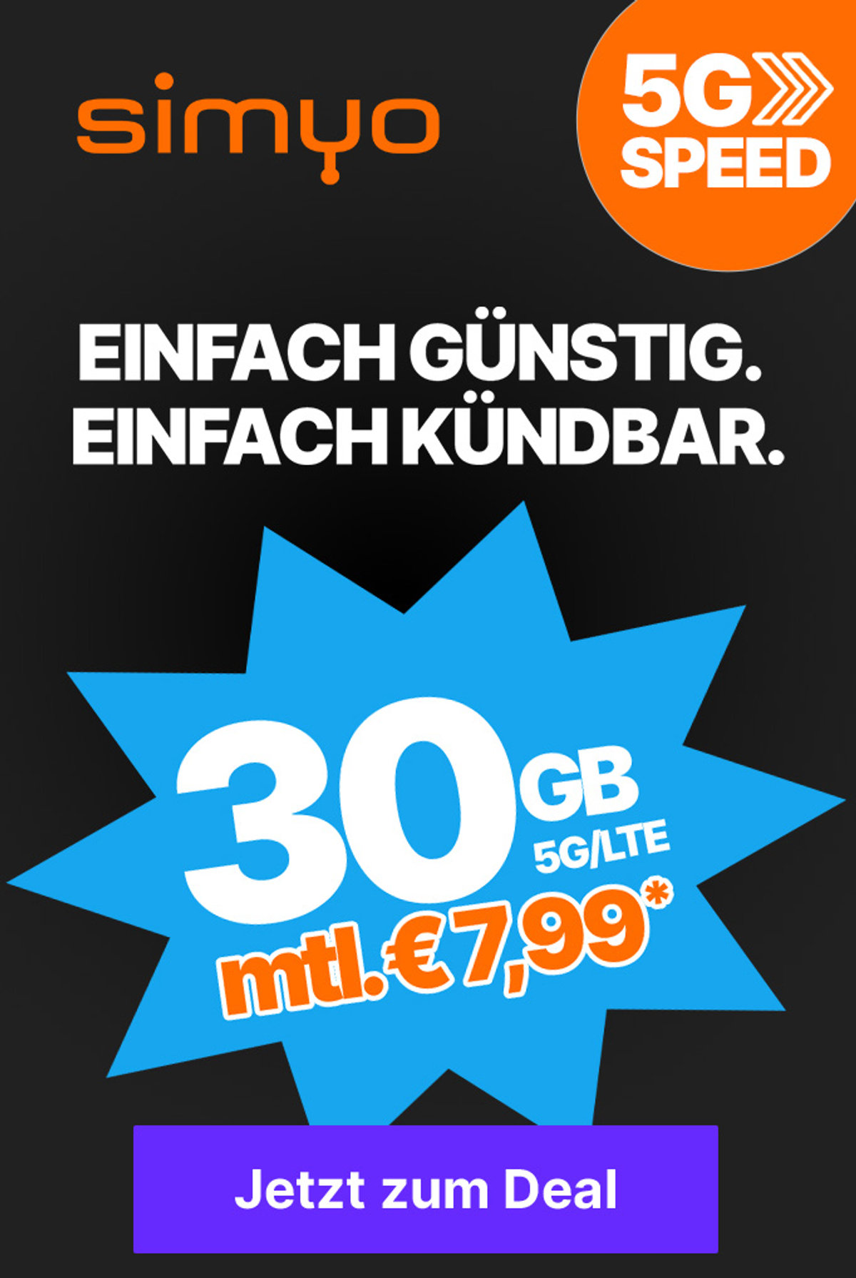 30 GB für mtl. 7,99