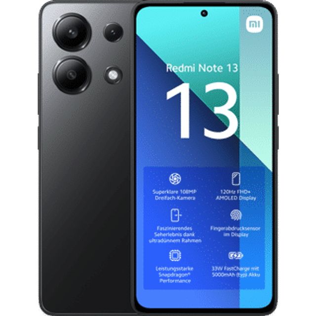 Xiaomi Redmi Note 13 Vorder/ Rückansicht