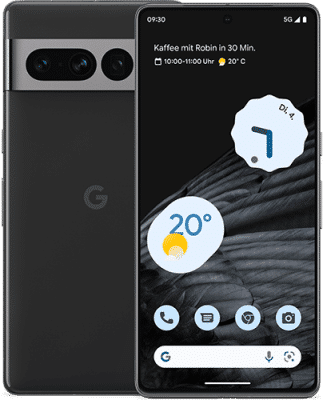 Google Pixel 7 Pro - Front-Rückansicht